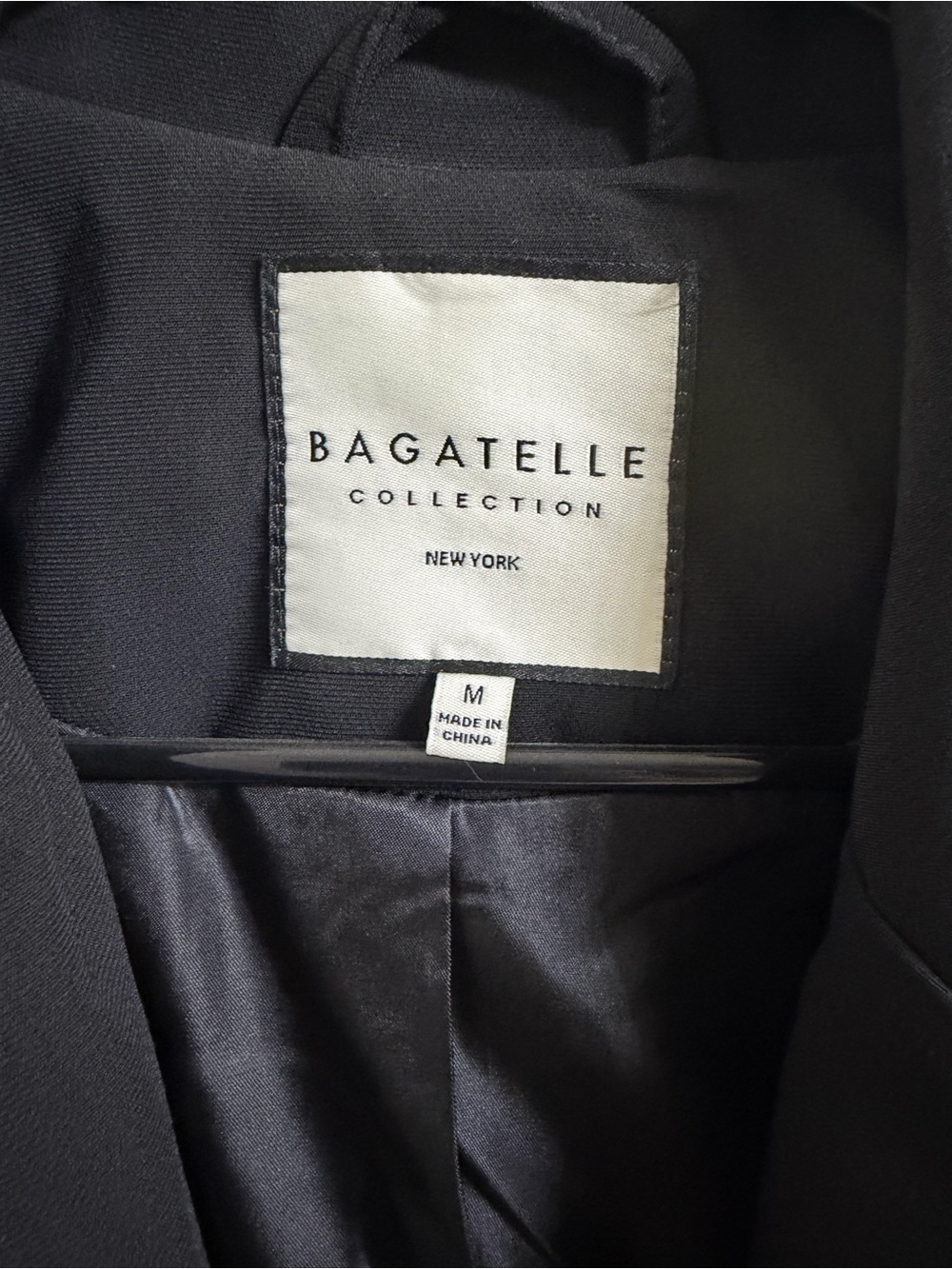 Bagatelle Black Women's - Classic Single-Breasted Jacket